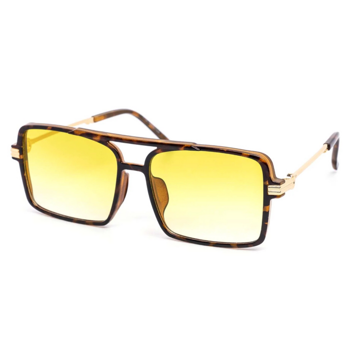 Modern Blend Square Aviator Straw And Wool